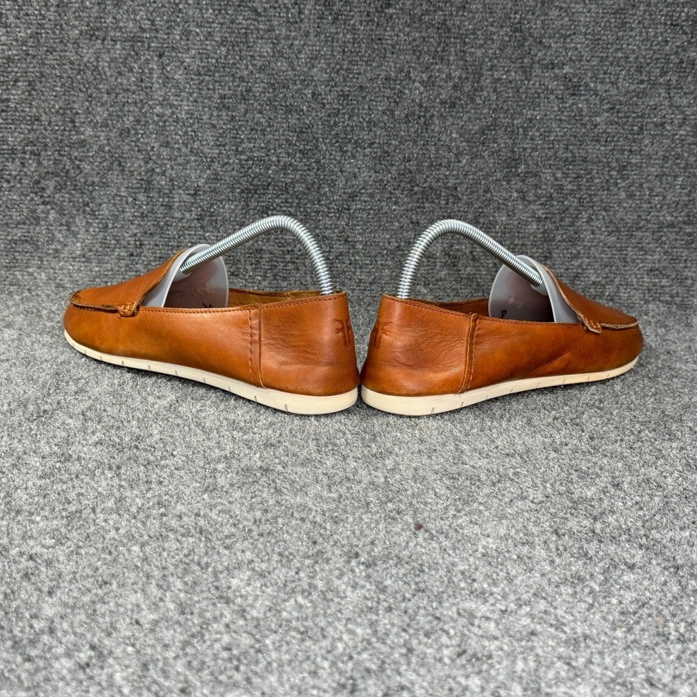 Frye Loafers Women's 8 Brown Leather Casual Flats Slip On Shoes - Picture 6 of 13